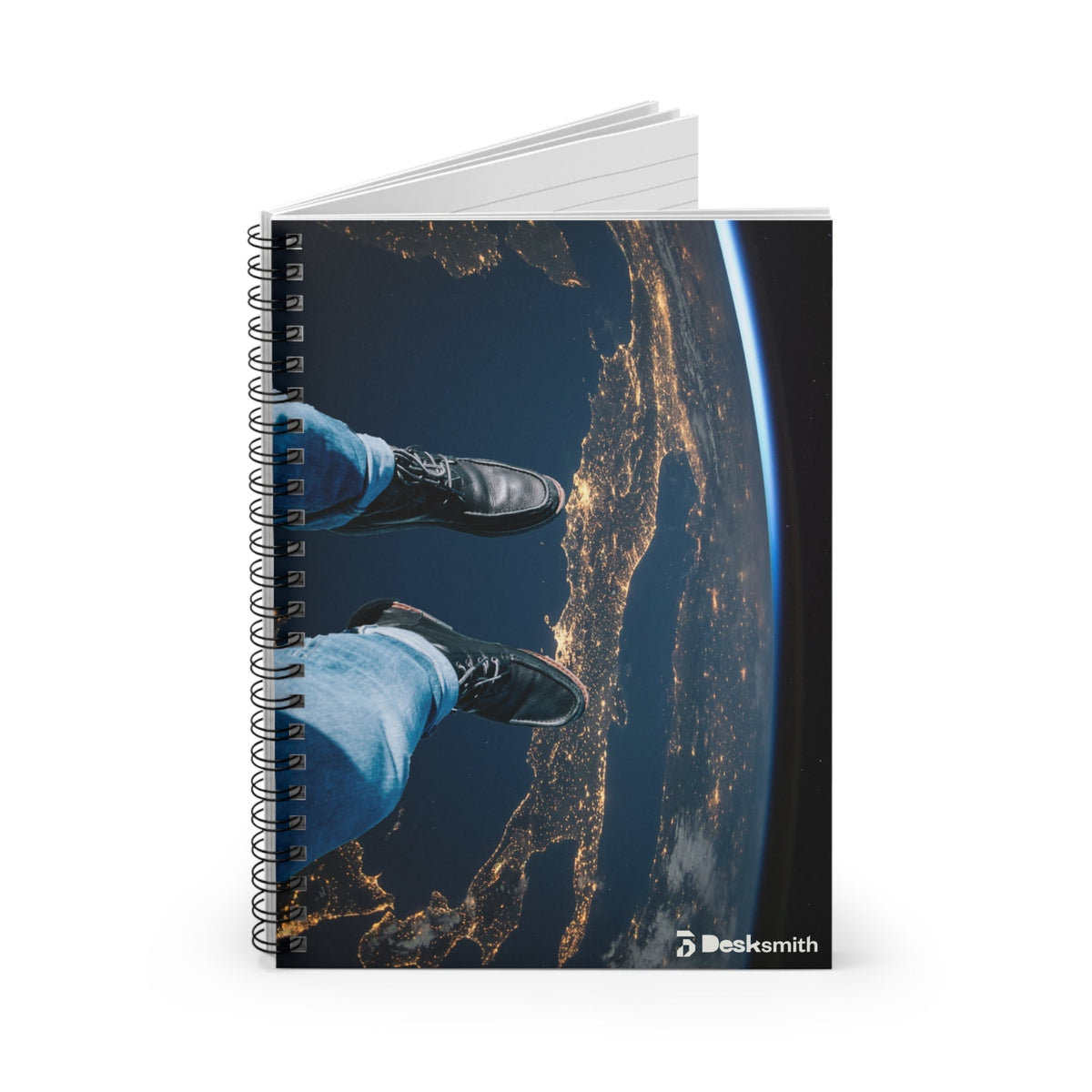 Lost In Space Spiral Notebook - Ruled Line Desksmith