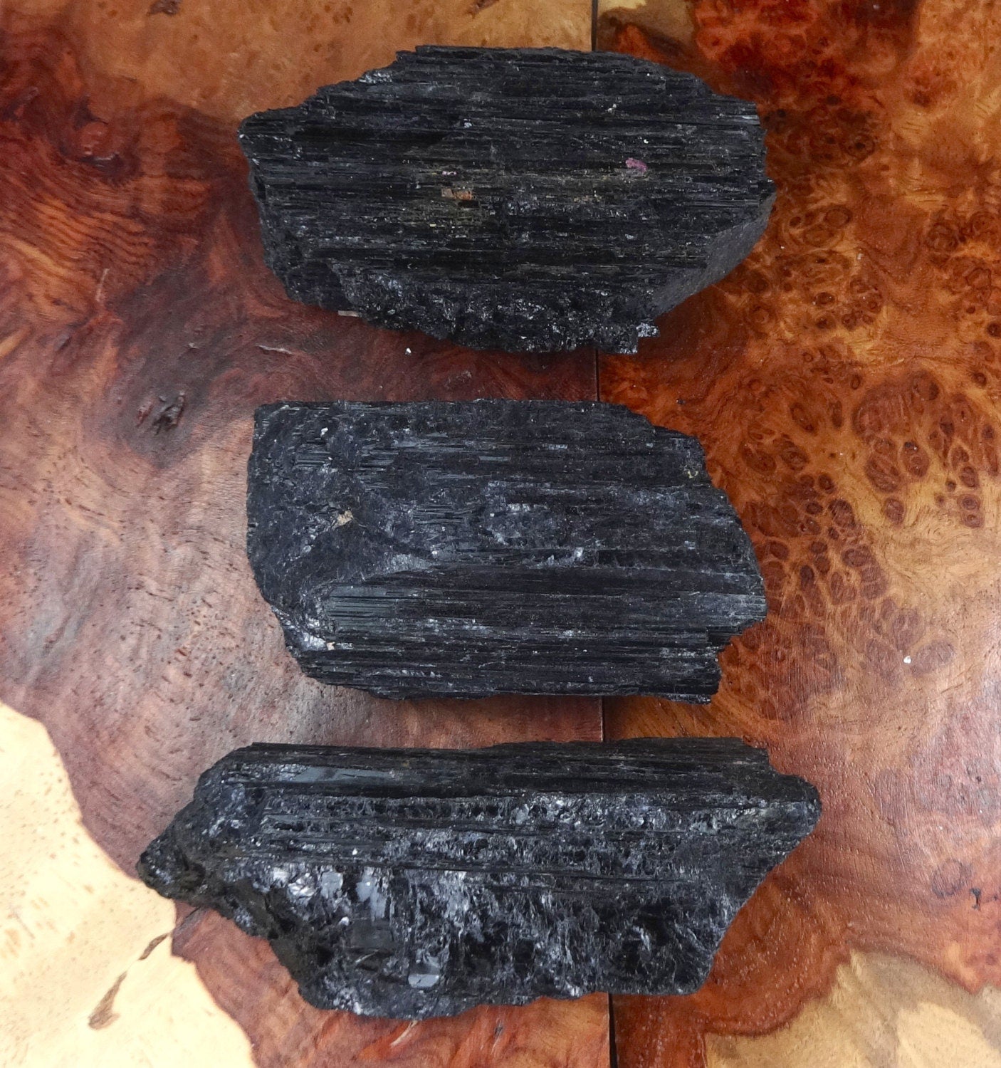 Large Black Tourmaline Crystals (1-3 Inches)(By The Piece Or Pound) Rough Raw Gemstone Home Decor Amazing Crystals