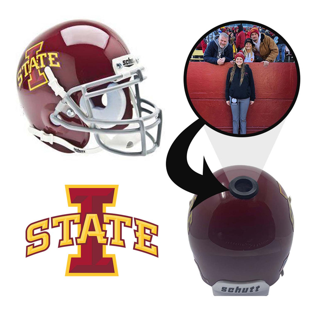 Iowa State Cyclones College Football Collectible Mini Helmet - Picture Inside Fanz Collectibles