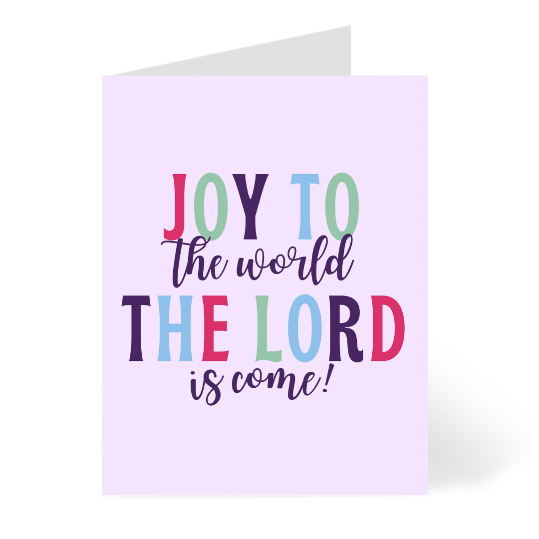Joy to the World Christmas Card CheerNotes