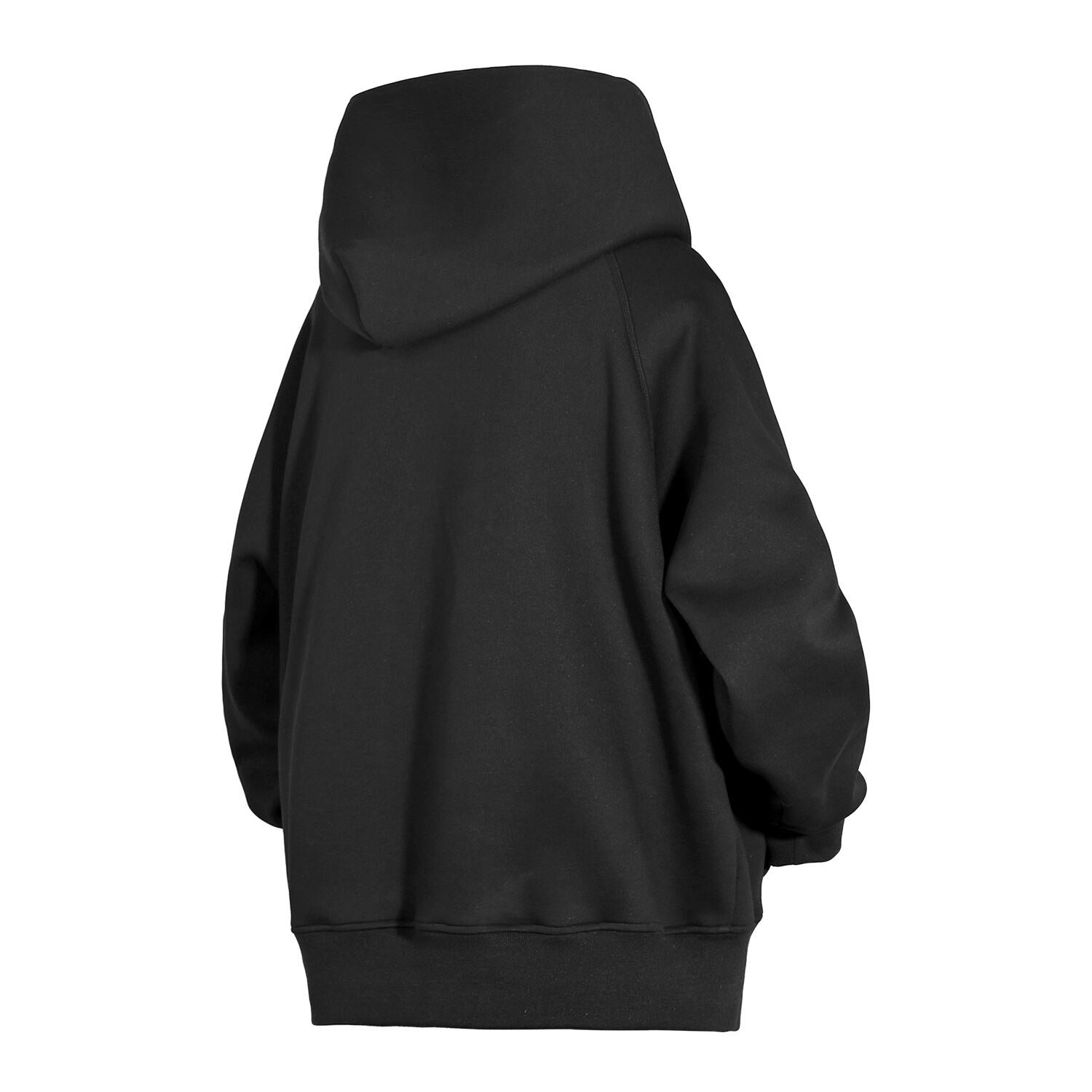 HiH38 Black Layered Hoodie Niepce