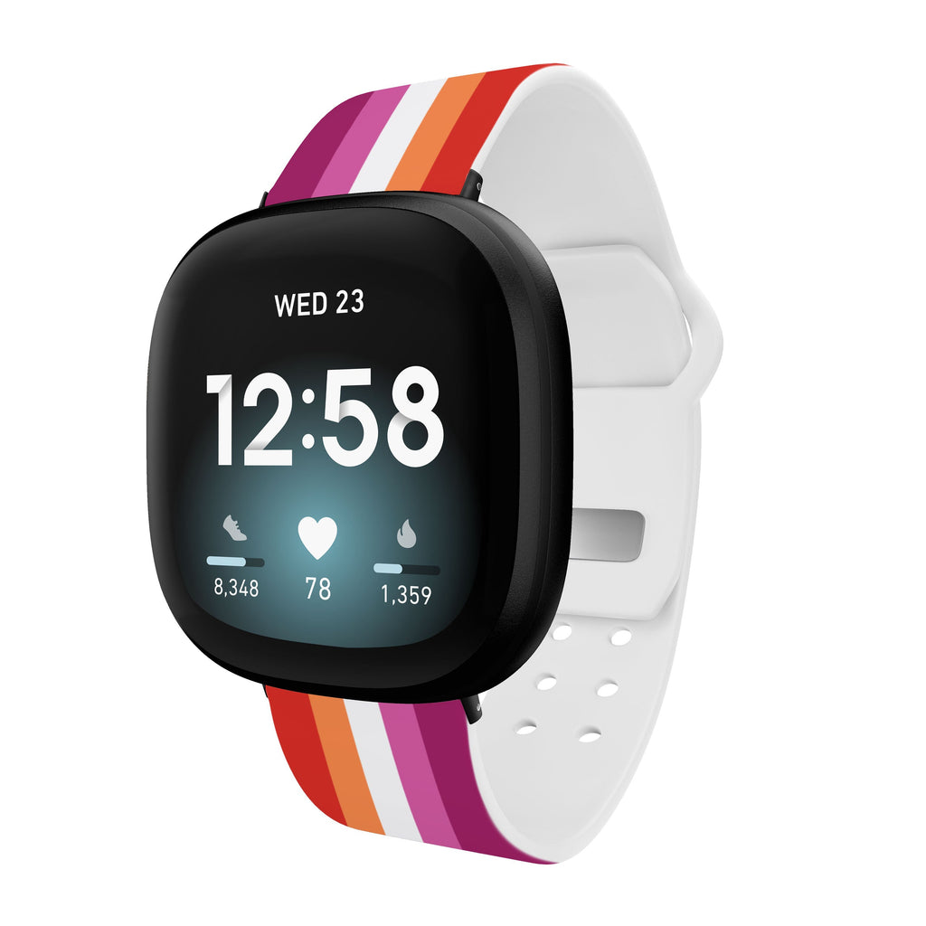 Pride HD Fitbit Versa 3 and Sense Watch Band Affinity Bands