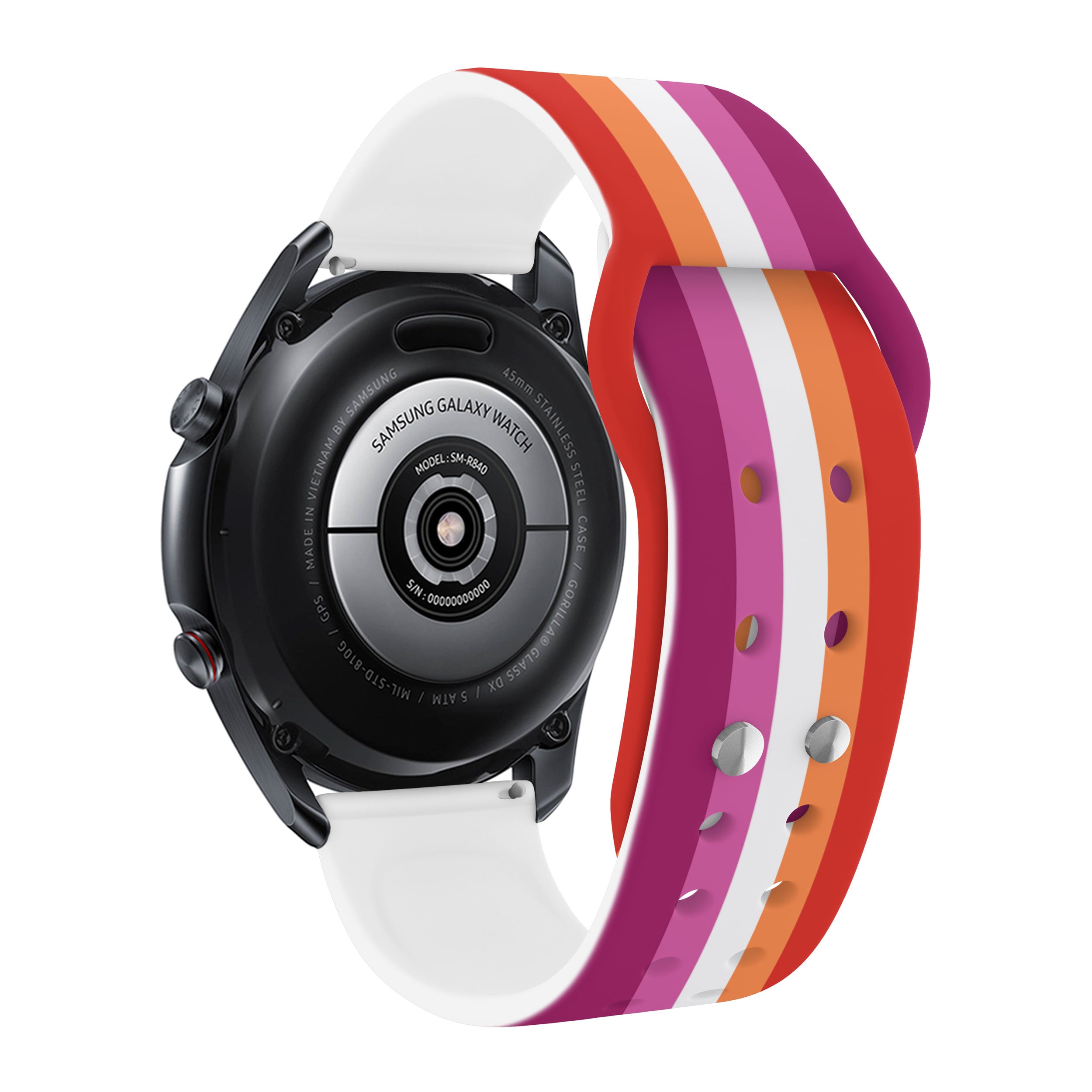 Pride HD  Watchband for Samsung, Garmin, Fossil, and More for Samsung, Garmin, Fossil, and More Affinity Bands