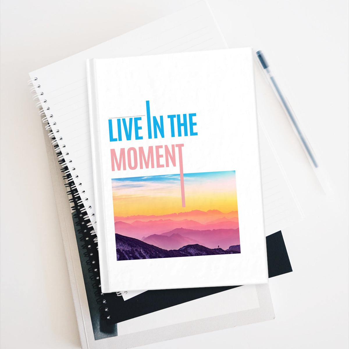 Live in the Moment Journal - Blank Desksmith