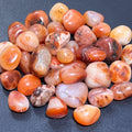 Red Carnelian Agate Tumbled Stones (By The Piece Or Pound) Bulk Wholesale Lot Amazing Crystals