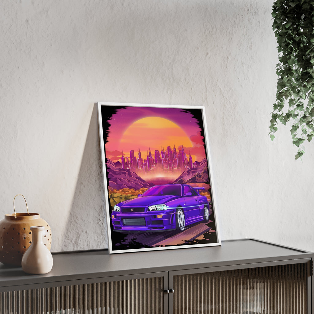 Nissan Skyline GT-R Poster Desksmith