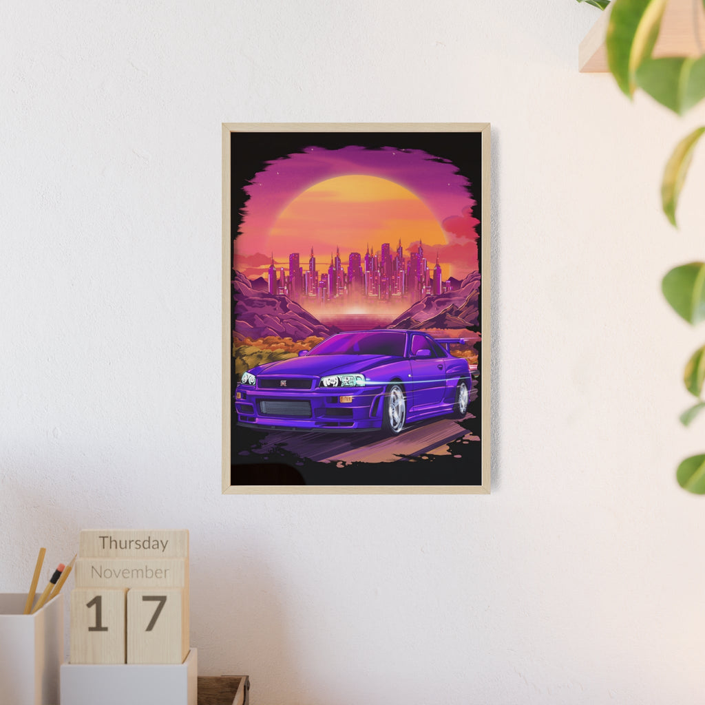 Nissan Skyline GT-R Poster Desksmith