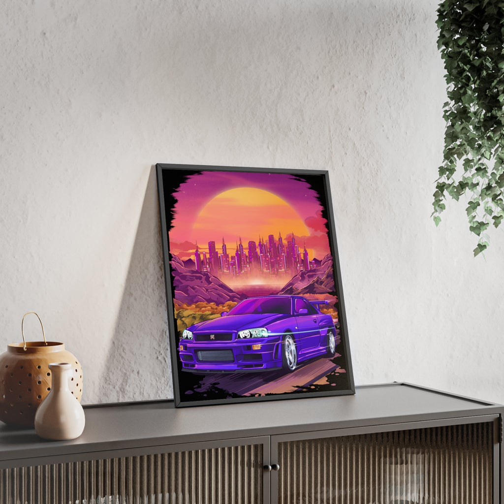 Nissan Skyline GT-R Poster Desksmith