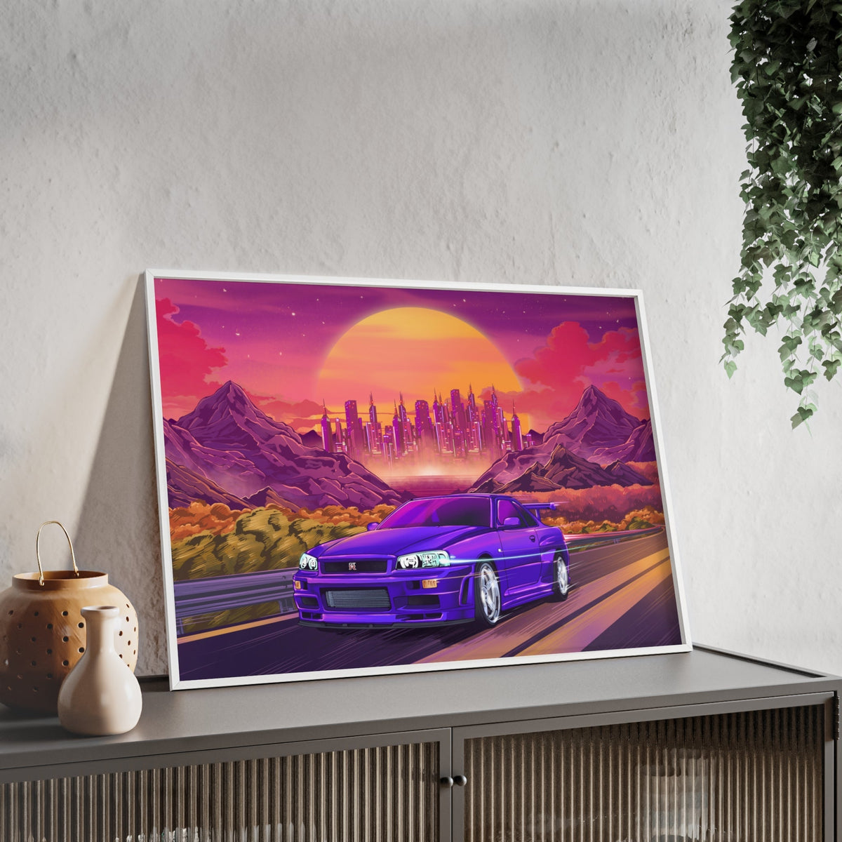 Nissan Skyline GT-R Poster Desksmith