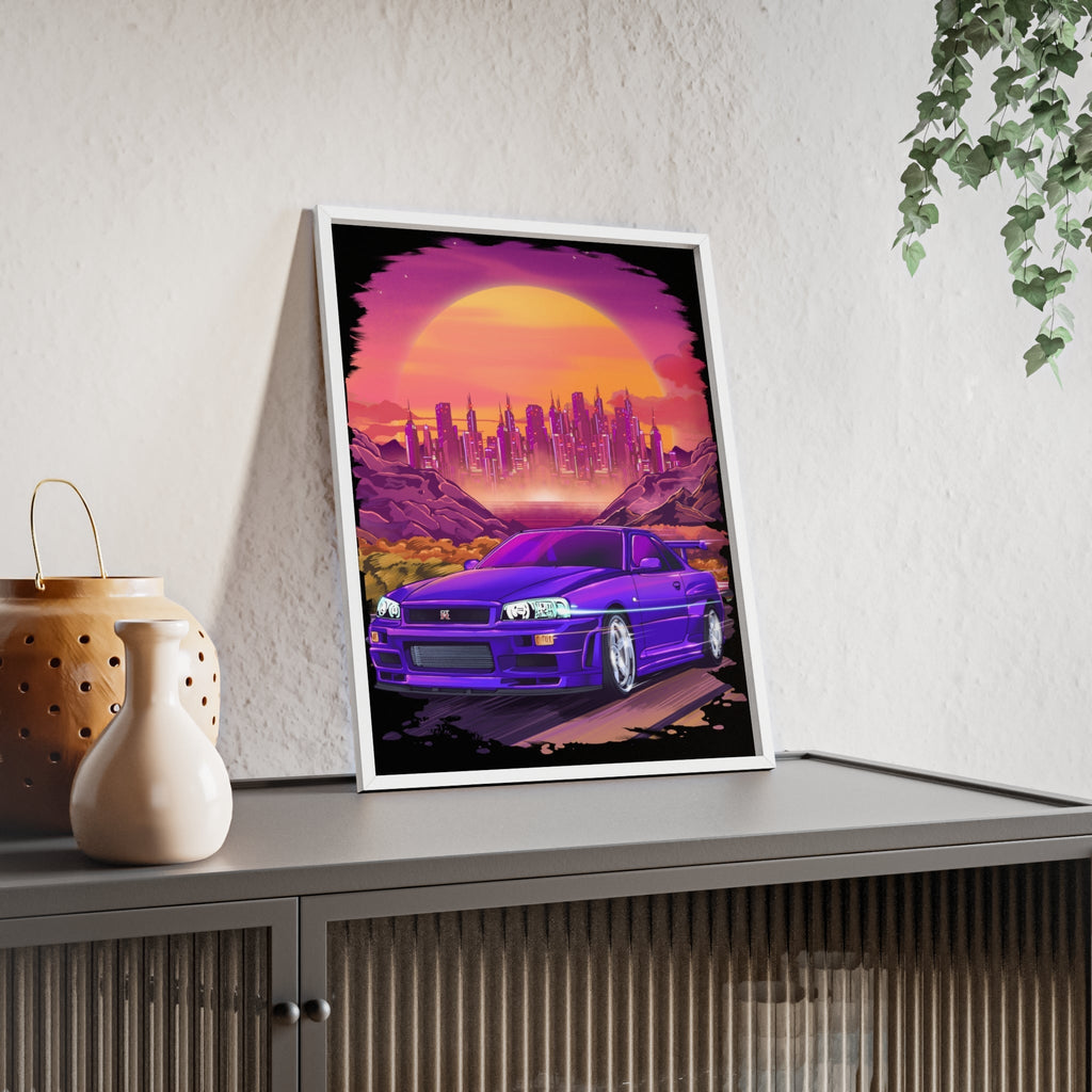 Nissan Skyline GT-R Poster Desksmith