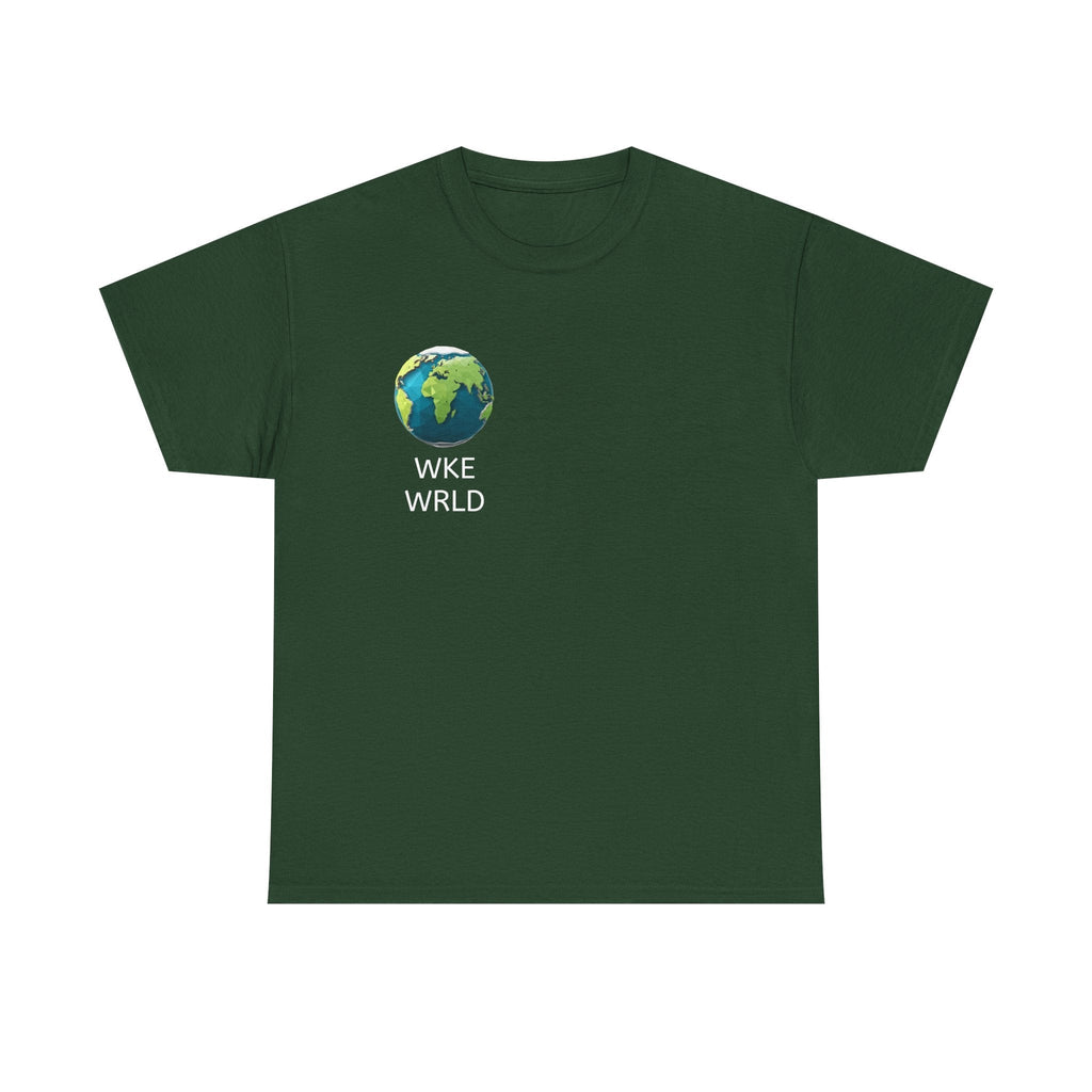 WKE WRLD Eco-Conscious Unisex Heavy Cotton Tee, Earth Day Gift, Nature Lover Shirt, Sustainable Fashion, Unisex Graphic Tee The Vibez Shop
