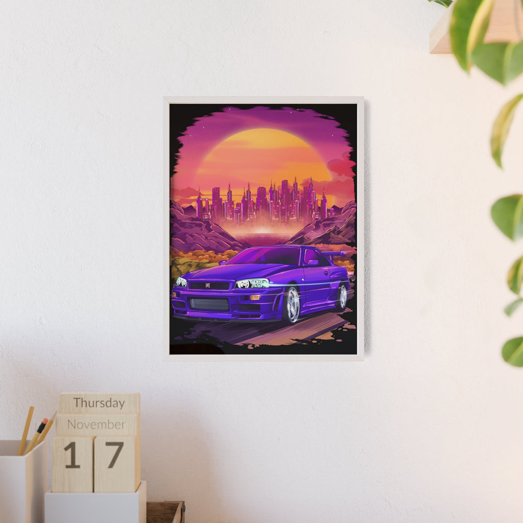 Nissan Skyline GT-R Poster Desksmith