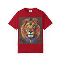 Wild Life Lion Portrait T-Shirt — Colorful Retro Primate Graphic Tee The Vibez Shop