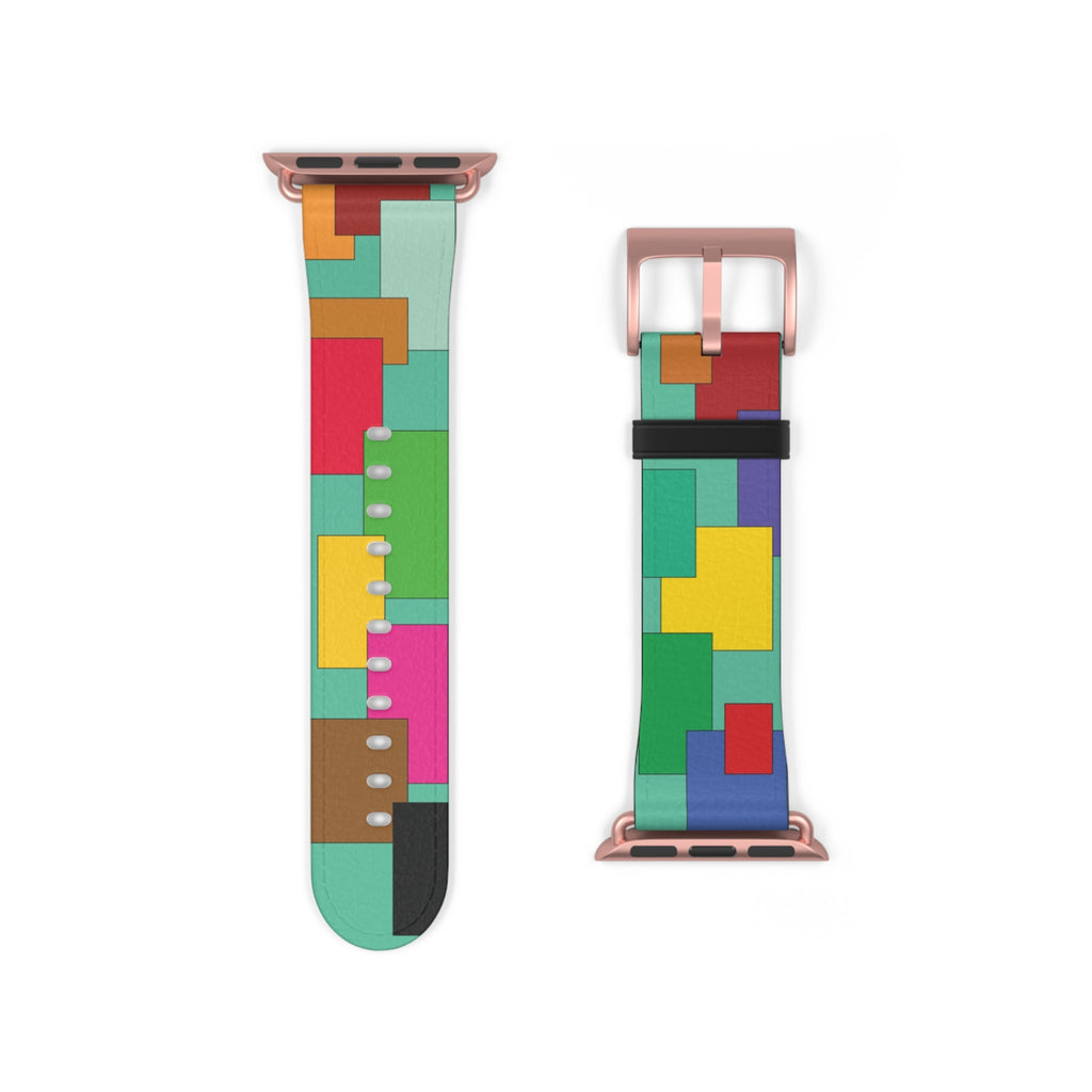 Squares and Rectangles Watch Band Desksmith