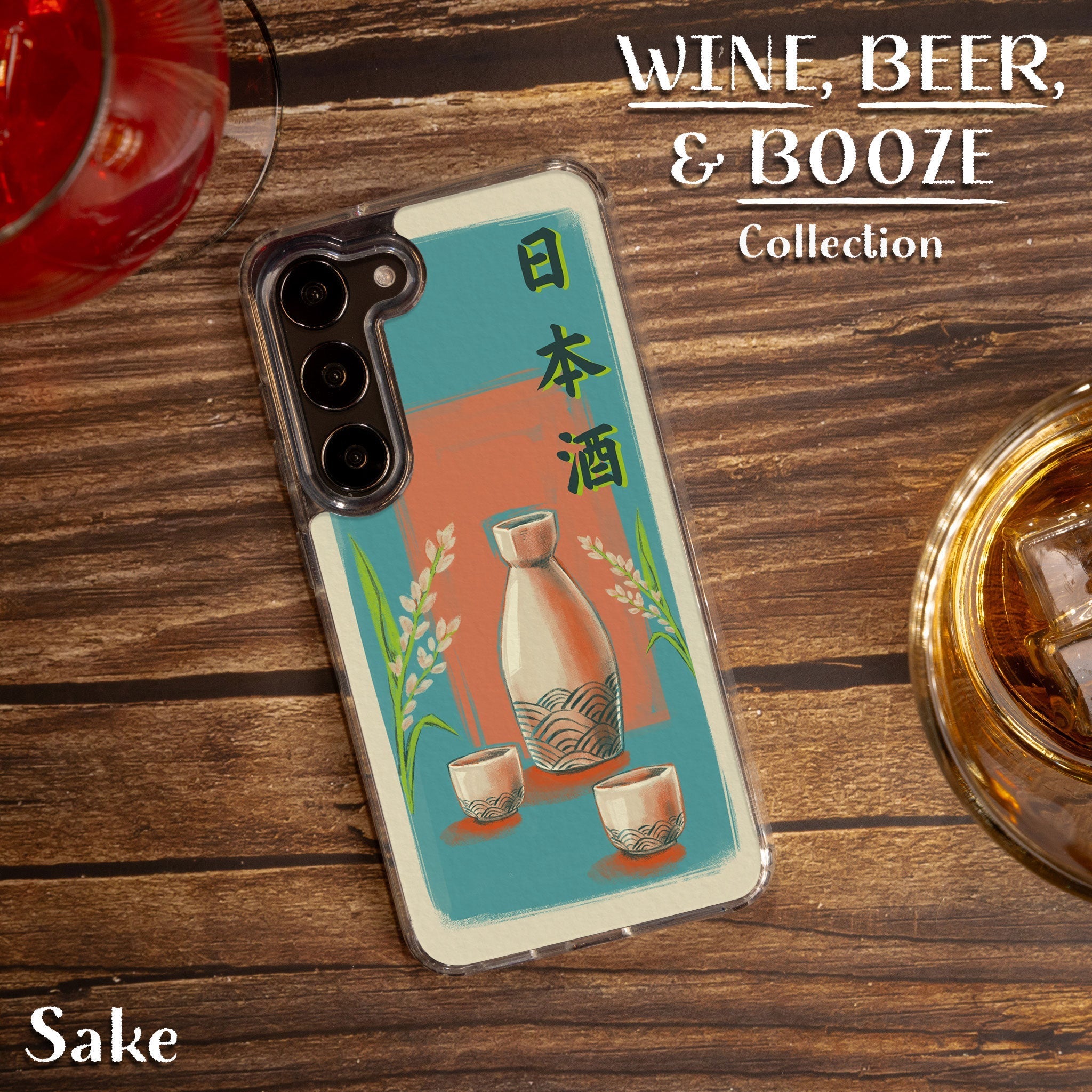 Wine, Beer, & Booze HD Samsung Galaxy S21 Phone Case Affinity Bands