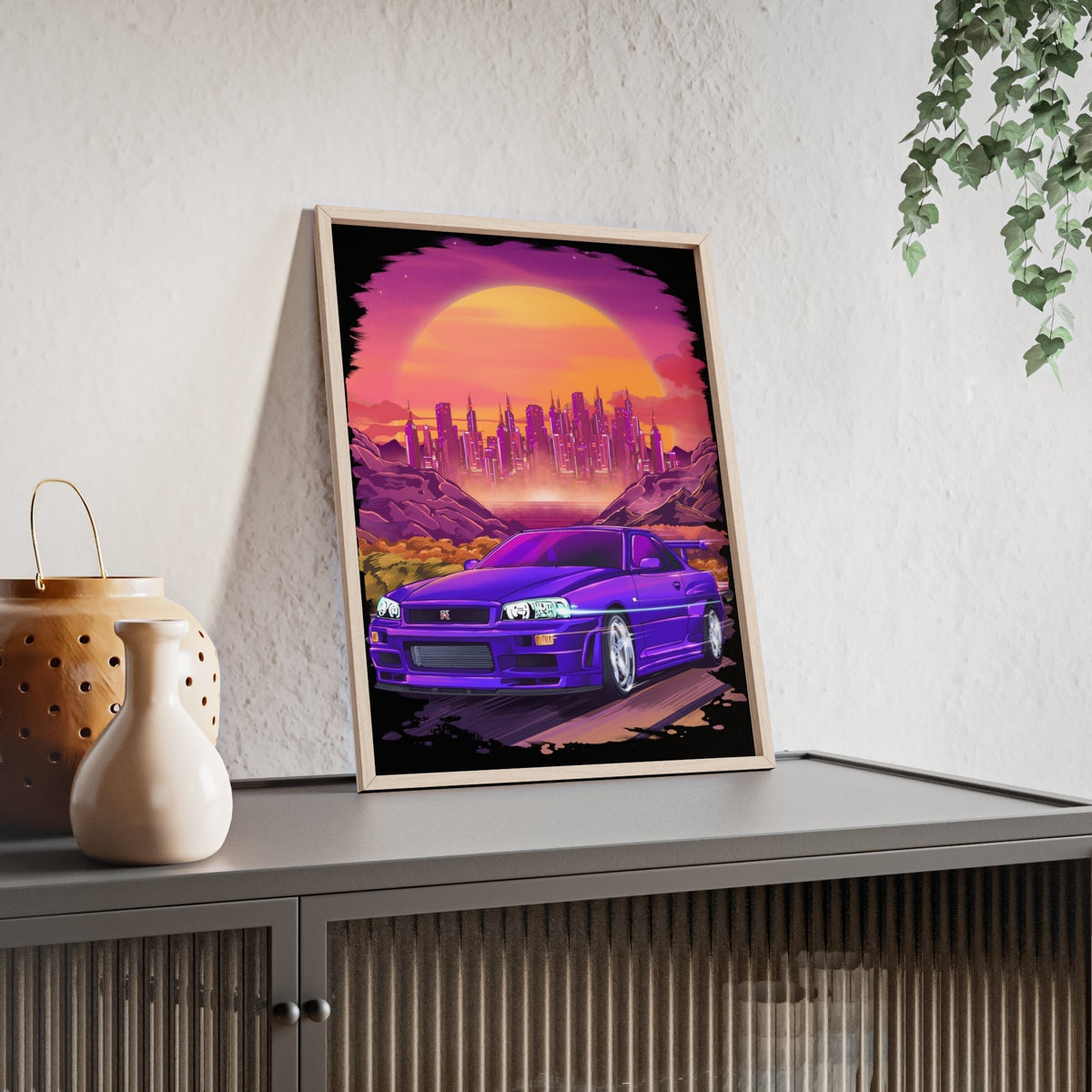 Nissan Skyline GT-R Poster Desksmith