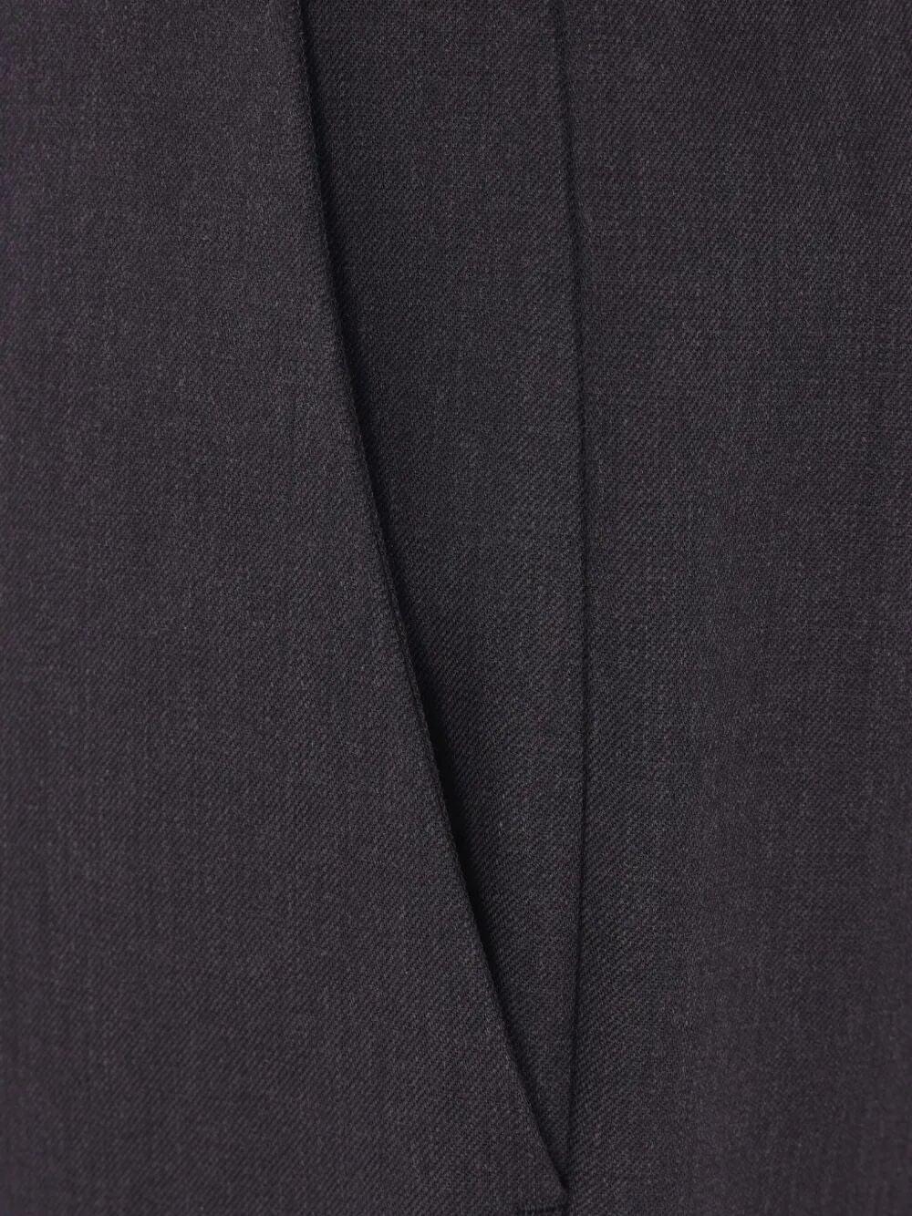 Prada Women Safety-Pin Detail Wool Trousers Luosophy
