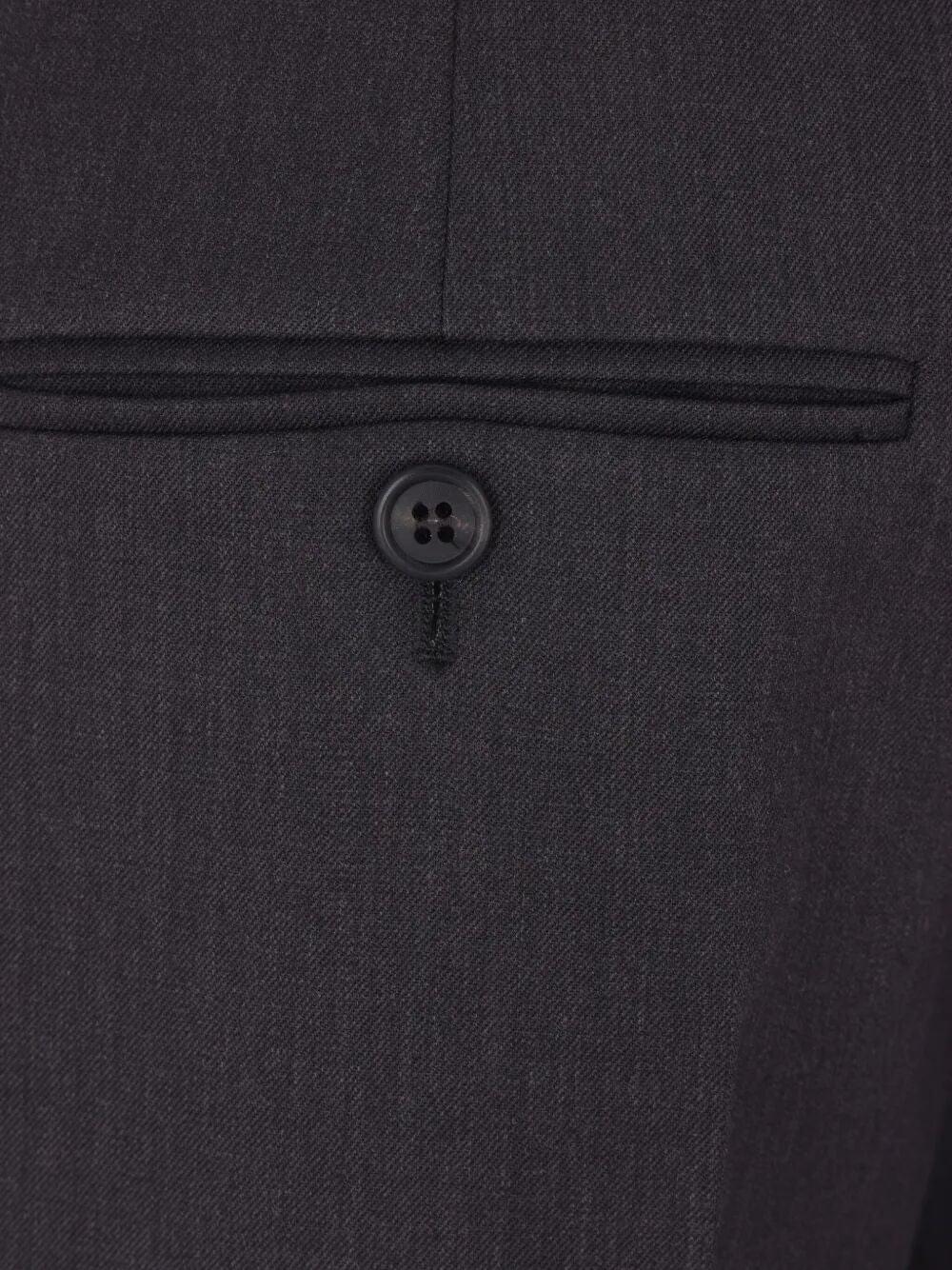 Prada Women Safety-Pin Detail Wool Trousers Luosophy
