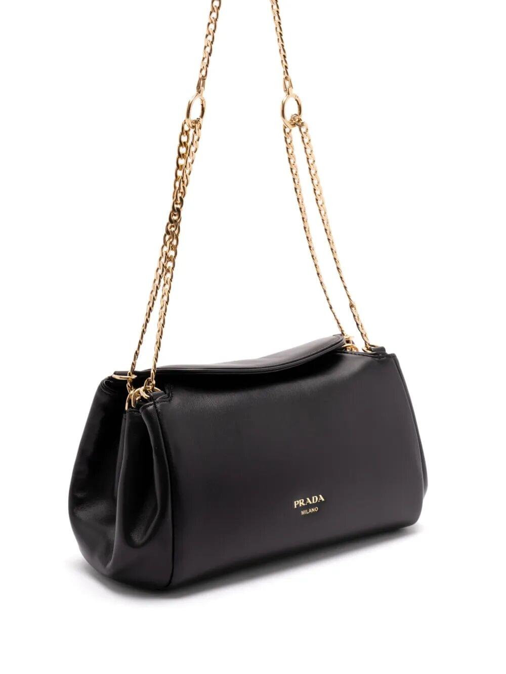Prada Women Tumulte Small Chain-Strap Leather Shoulder Bag Luosophy