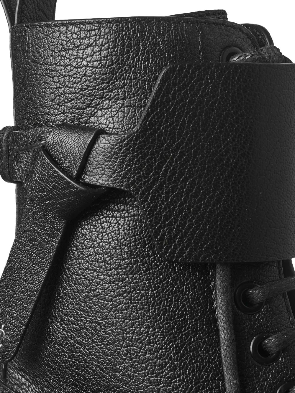 Jimmy Choo Women Rosabel Leather Lace-Up Combat Boots Luosophy