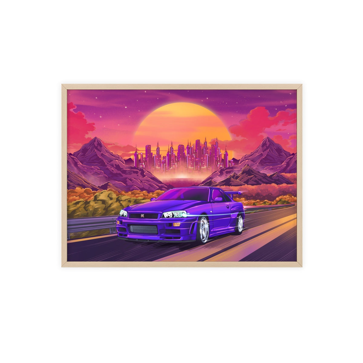 Nissan Skyline GT-R Poster Desksmith