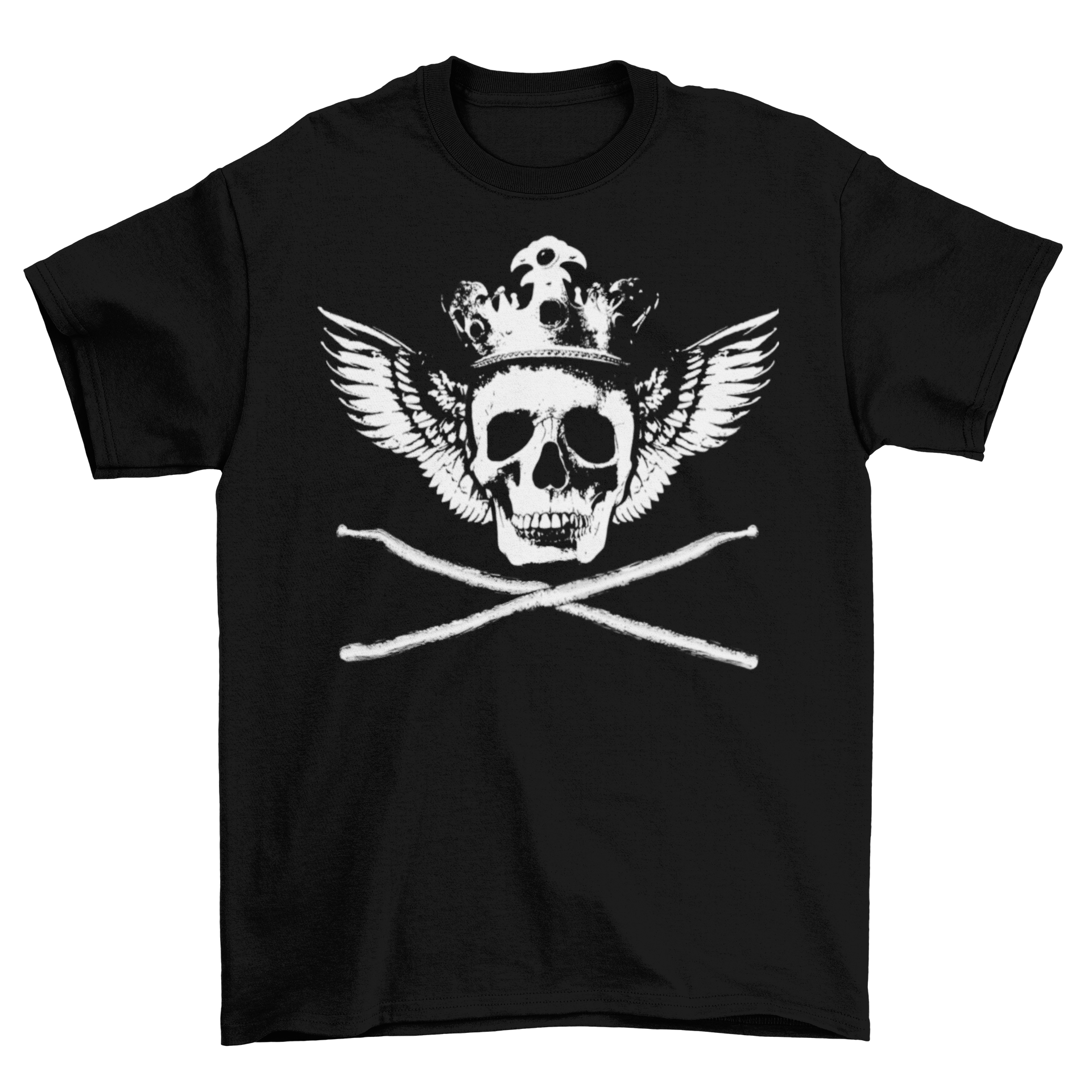 Drum Skull In The Dark T-Shirt Taboo