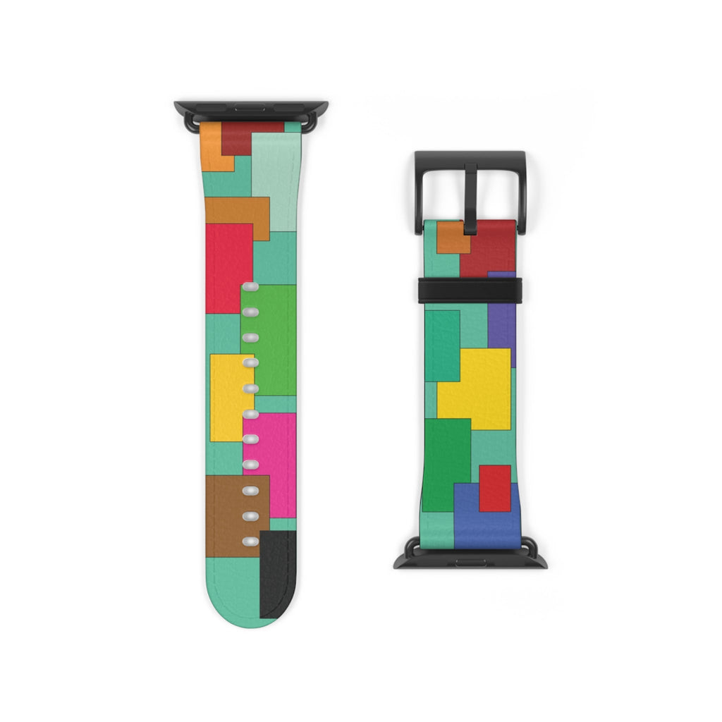 Squares and Rectangles Watch Band Desksmith