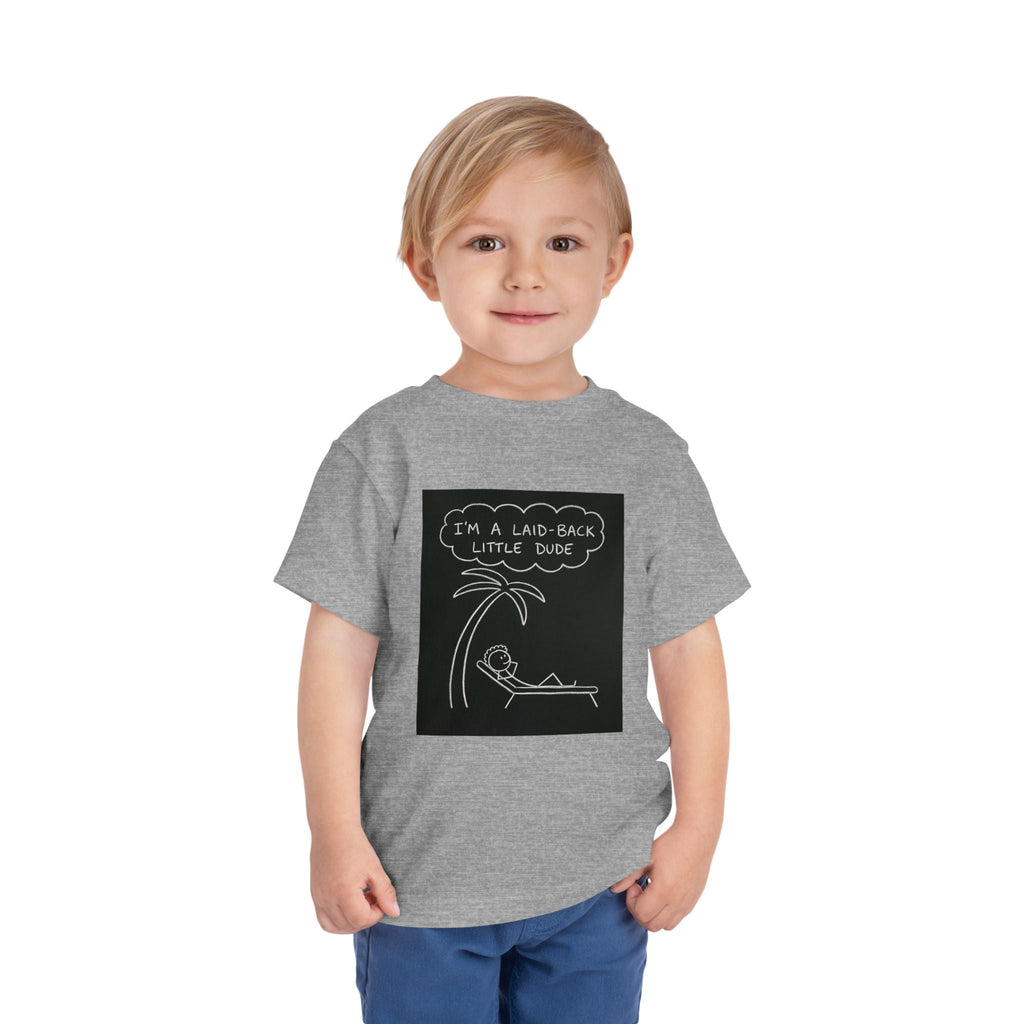 I’m Laid Back Toddler Short Sleeve Tee The Vibez Shop