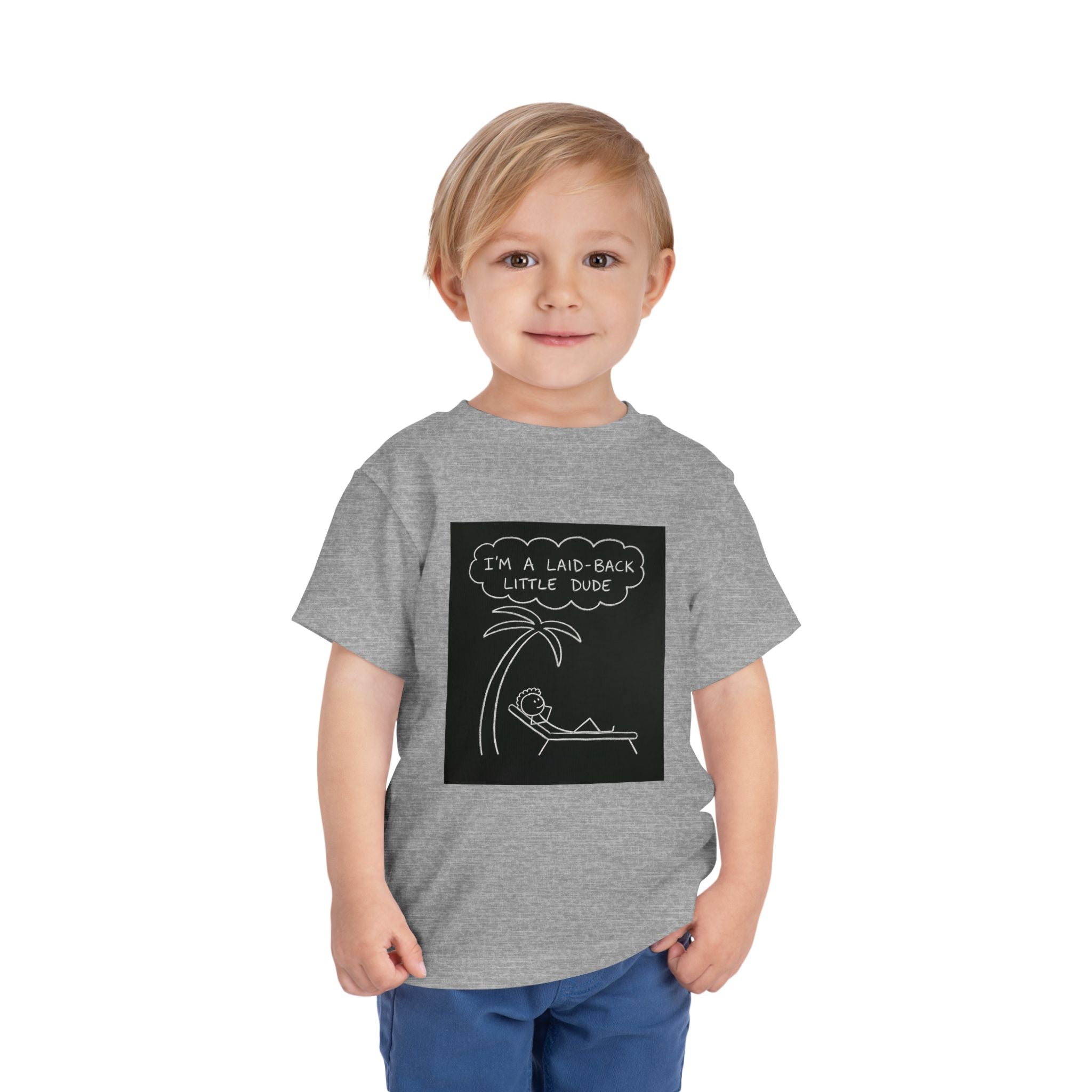 I’m Laid Back Toddler Short Sleeve Tee The Vibez Shop