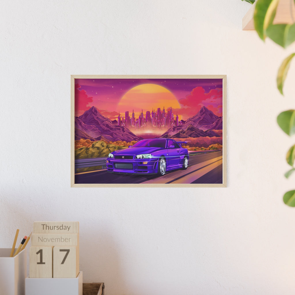Nissan Skyline GT-R Poster Desksmith