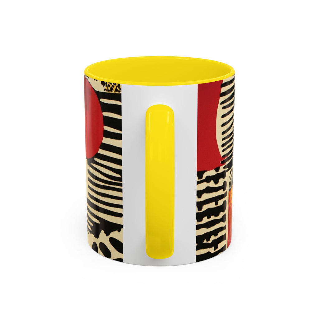 Modernist Textile Pattern Mug - 11oz Black Magic Social Club