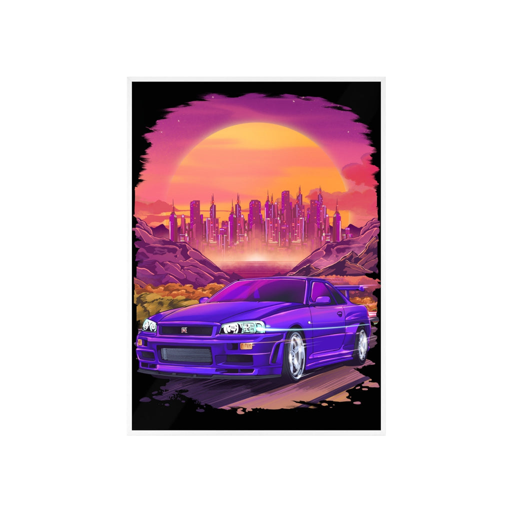 Nissan Skyline GT-R Poster Desksmith