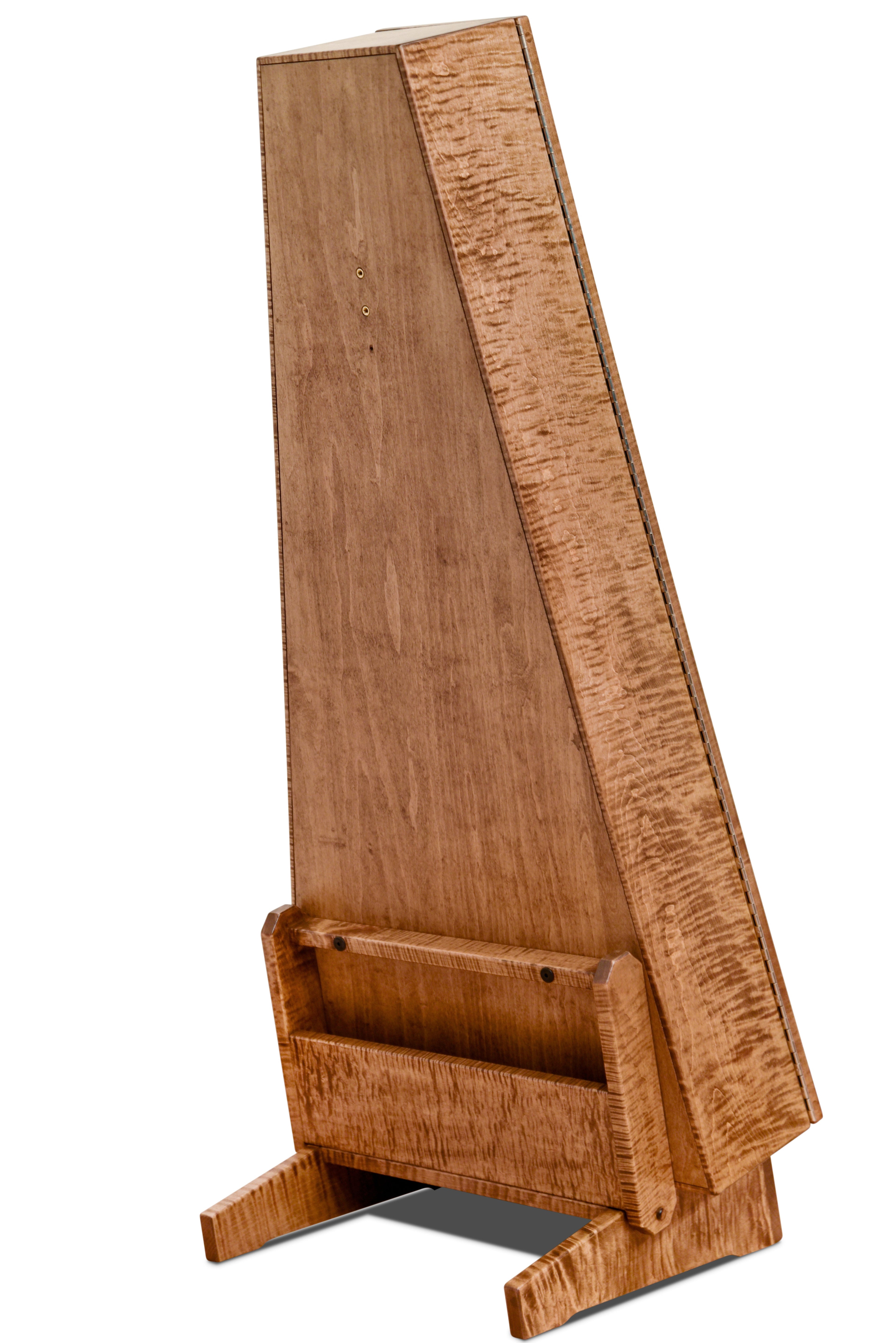 ClimaStand Triangle Humidor with Base - Flamed Maple With Provincial Stain Acoustic Remedy Cases