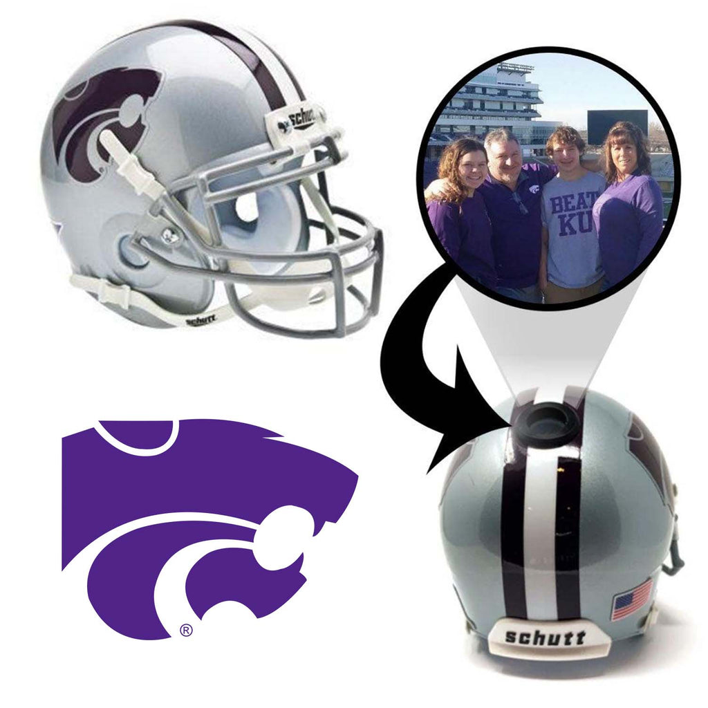 Kansas State Wildcats College Football Collectible Mini Helmet - Picture Inside Fanz Collectibles