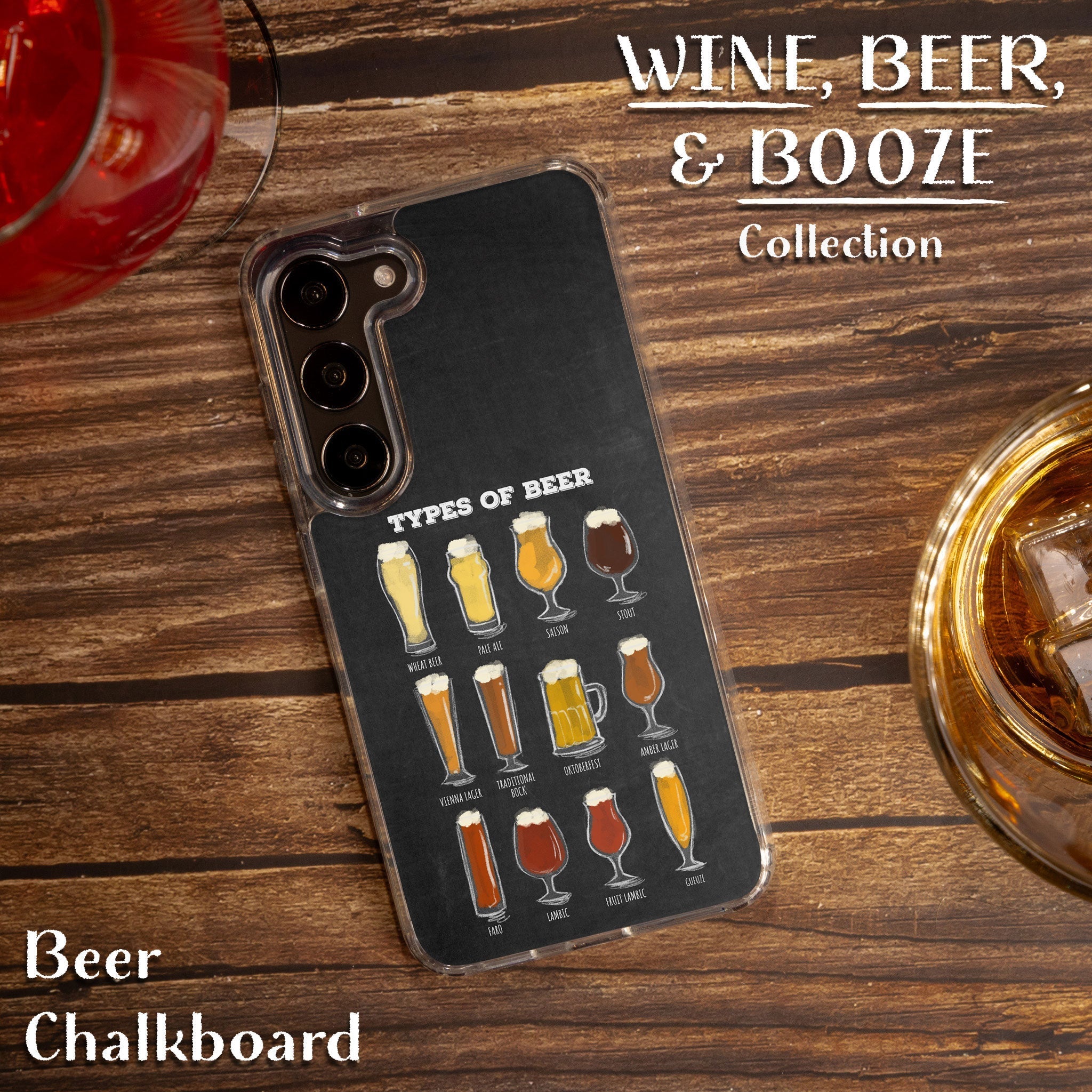 Wine, Beer, & Booze HD Samsung Galaxy S21 Phone Case Affinity Bands