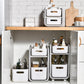 2 Tiers Kitchen Storage Shelf Cabinet Narrow Gap Under Sink Organizer Box Convenient Bathroom Organizer Stand Makeup Spices Rack