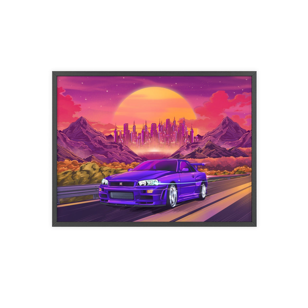 Nissan Skyline GT-R Poster Desksmith