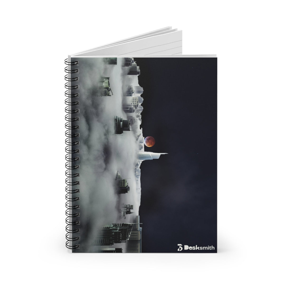 Dystopia Spiral Notebook - Ruled Line Desksmith