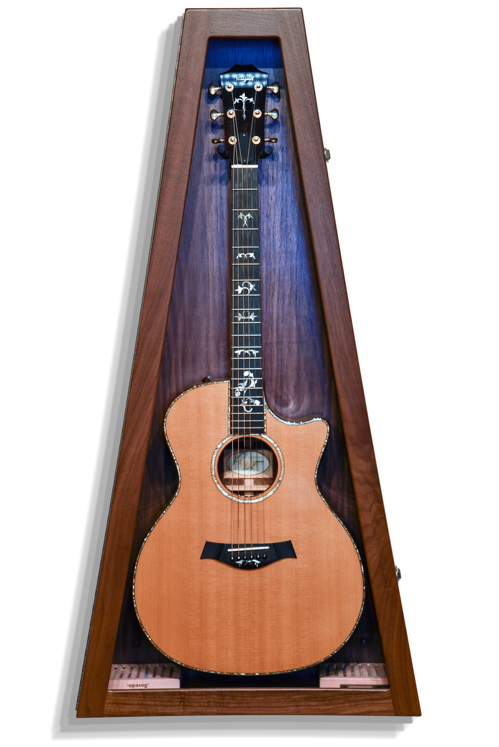 ClimaCase Triangle Humidor - Walnut Acoustic Remedy Cases