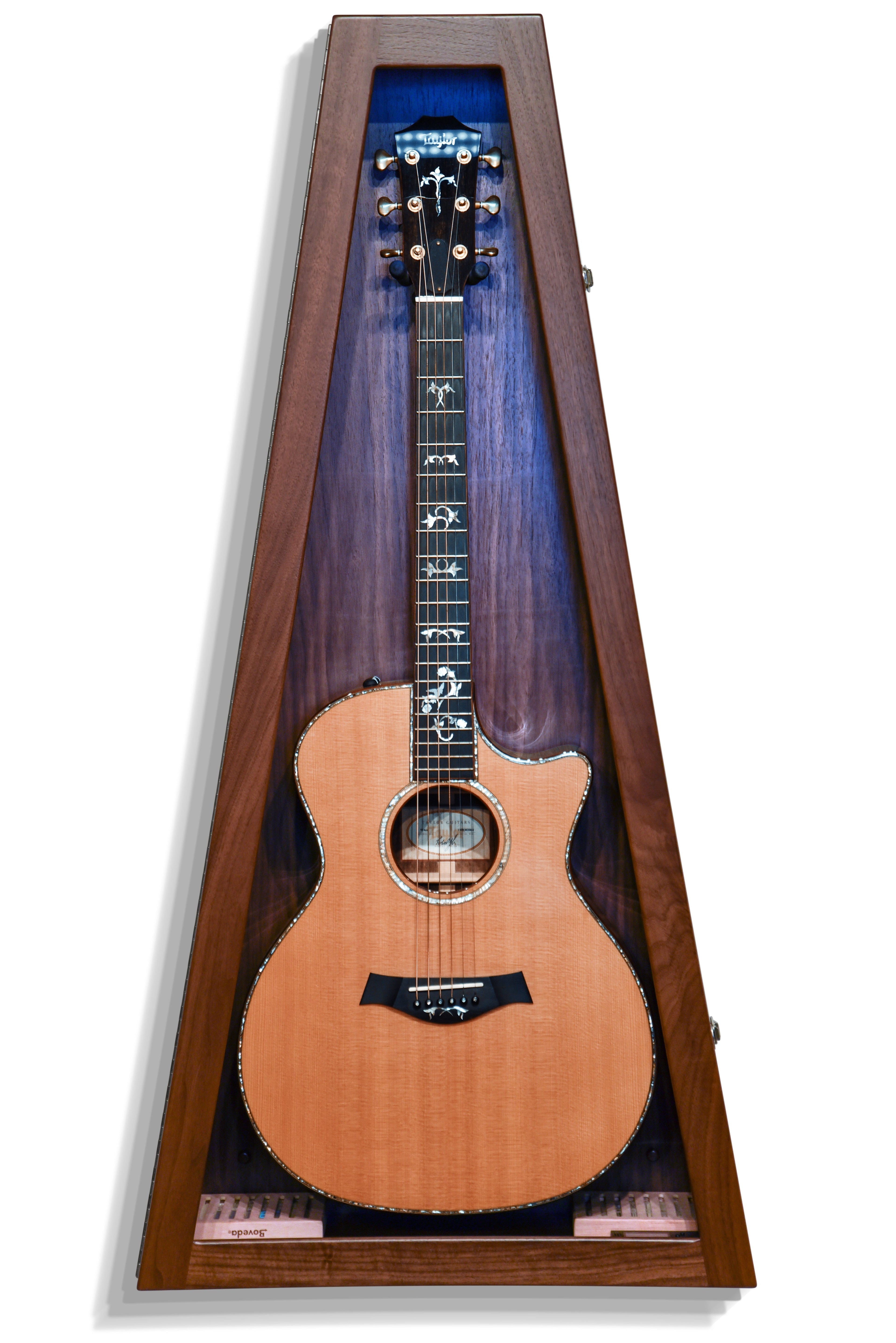ClimaCase Triangle Humidor - Walnut Acoustic Remedy Cases