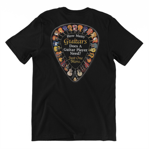 How Many Guitars T-Shirt Taboo