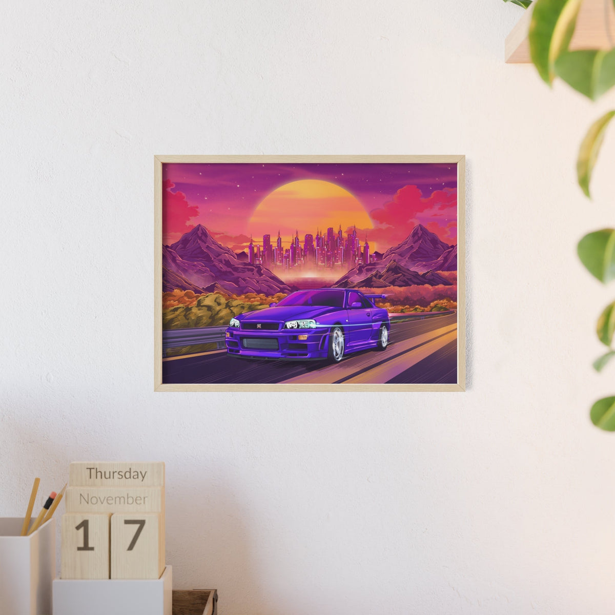 Nissan Skyline GT-R Poster Desksmith