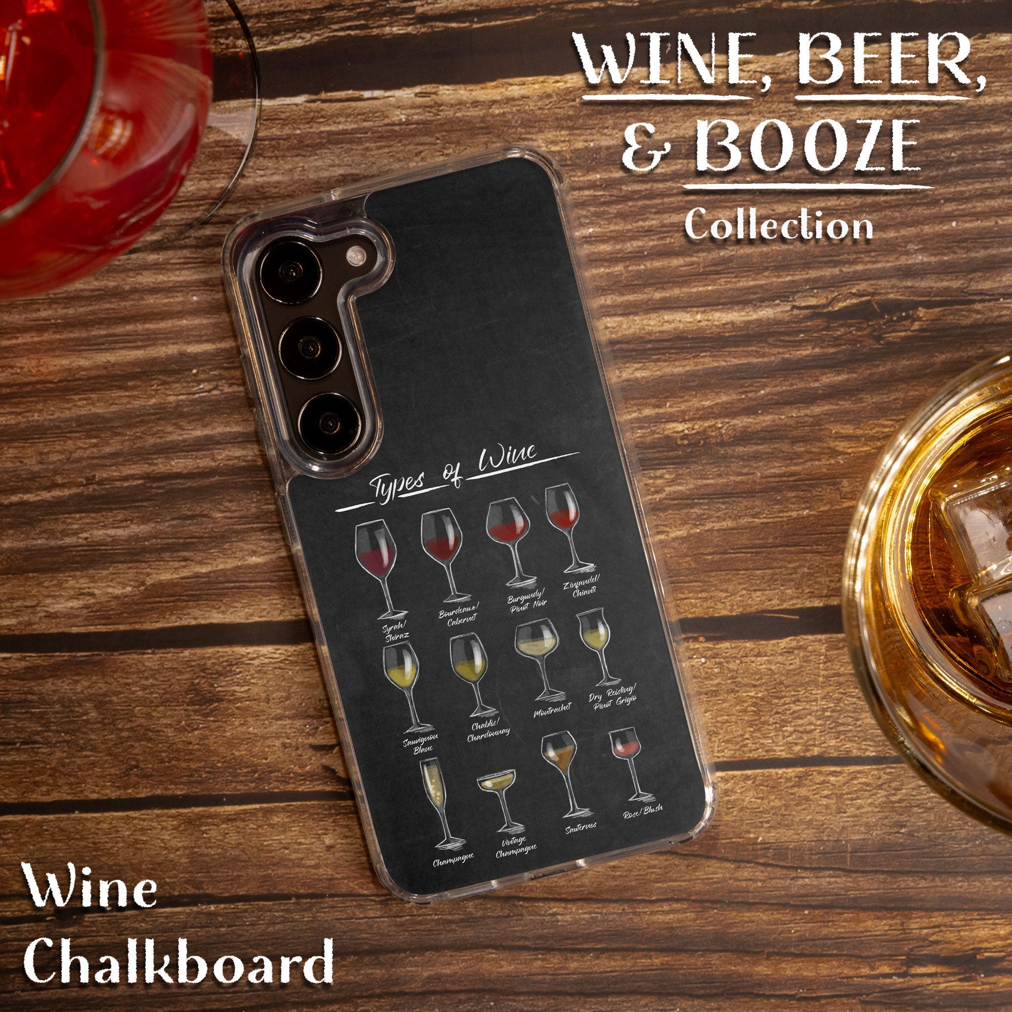 Wine, Beer, & Booze HD Samsung Galaxy S21 Phone Case Affinity Bands