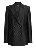 Dolce & Gabbana Women Double-Breasted Jacket In Faille Luosophy