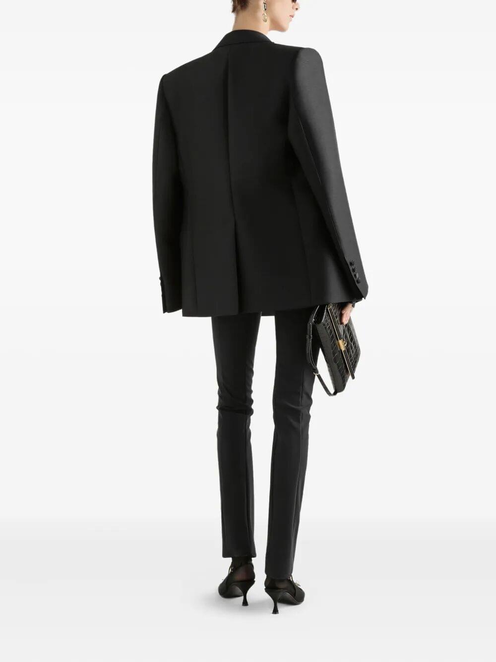 Dolce & Gabbana Women Double-Breasted Jacket In Faille Luosophy