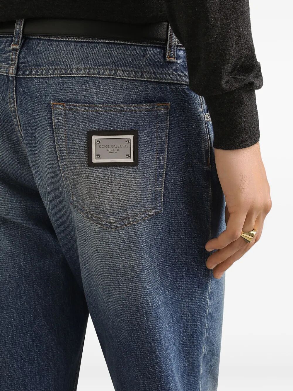 Dolce & Gabbana Men Tapered Jeans Luosophy