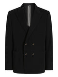 Dolce & Gabbana Men Double-Breasted Wool Blazer Luosophy