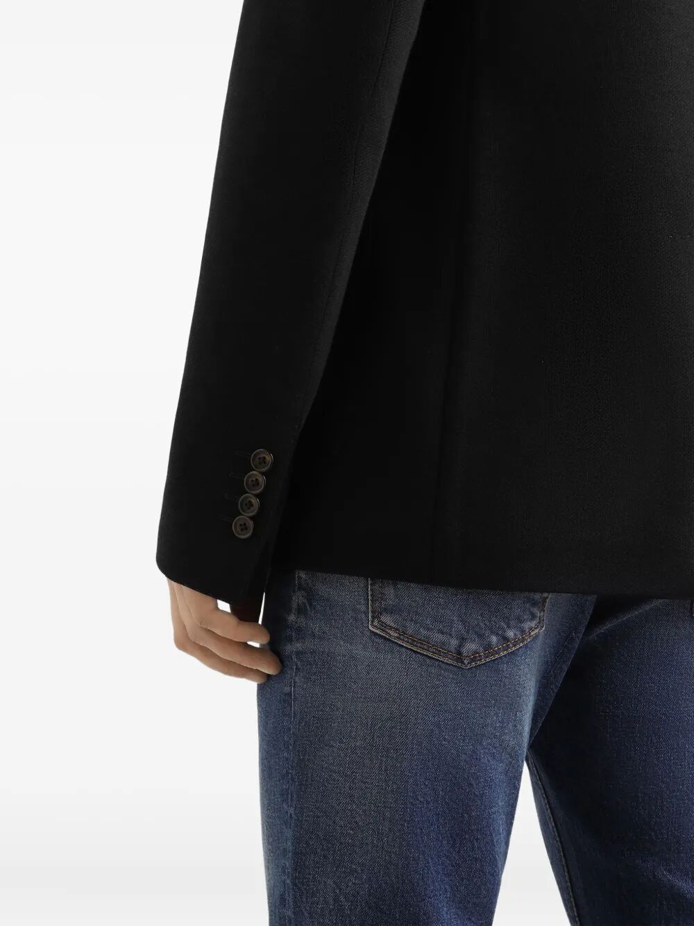 Dolce & Gabbana Men Double-Breasted Wool Blazer Luosophy