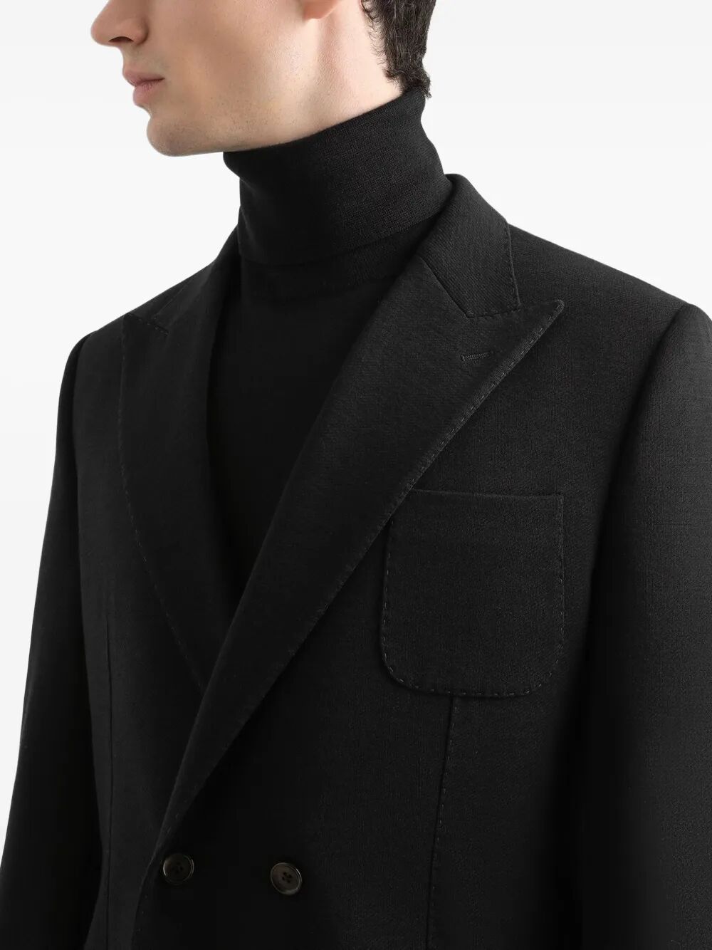 Dolce & Gabbana Men Double-Breasted Wool Blazer Luosophy