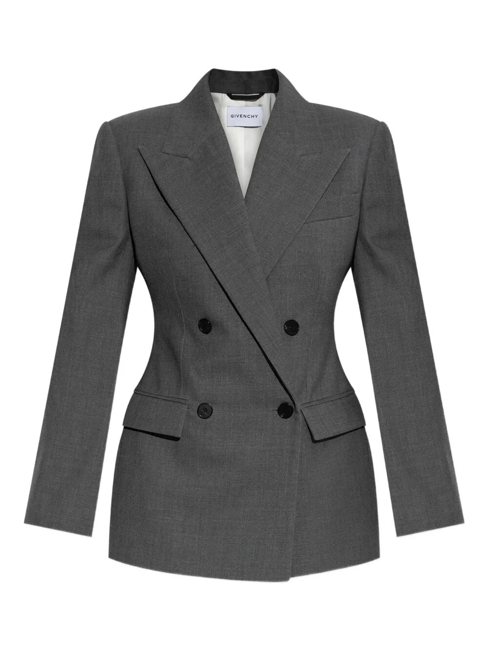 Givenchy Women Double-Breasted Wool Structured Jacket Luosophy